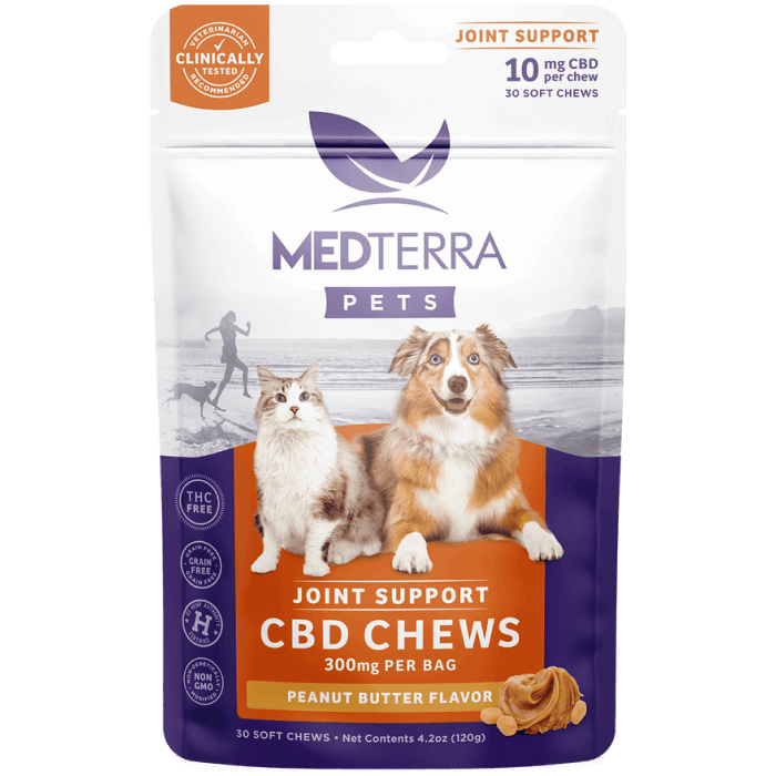 Medterra CBD Joint Supplements for Dogs and Cats 300 mg image